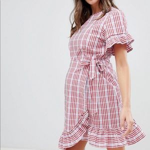 ASOS Design maternity wrap dress